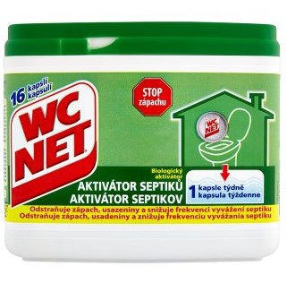WC NET aktivátor septiků 16 sáčků | Čistící, dezinf.prostř., dezodoranty - Odpady a plísně